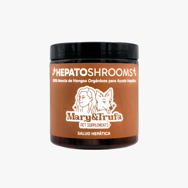 Mary&Trufa | HepatoShrooms (75g) - Apoyo Natural para la Salud Hepática de Perros y Gatos
