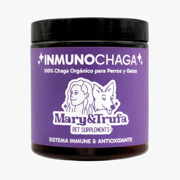 🐾 Mary&Trufa | InmunoChaga (75g) - Inmunomodulador y Antioxidante Natural para Perros y Gatos