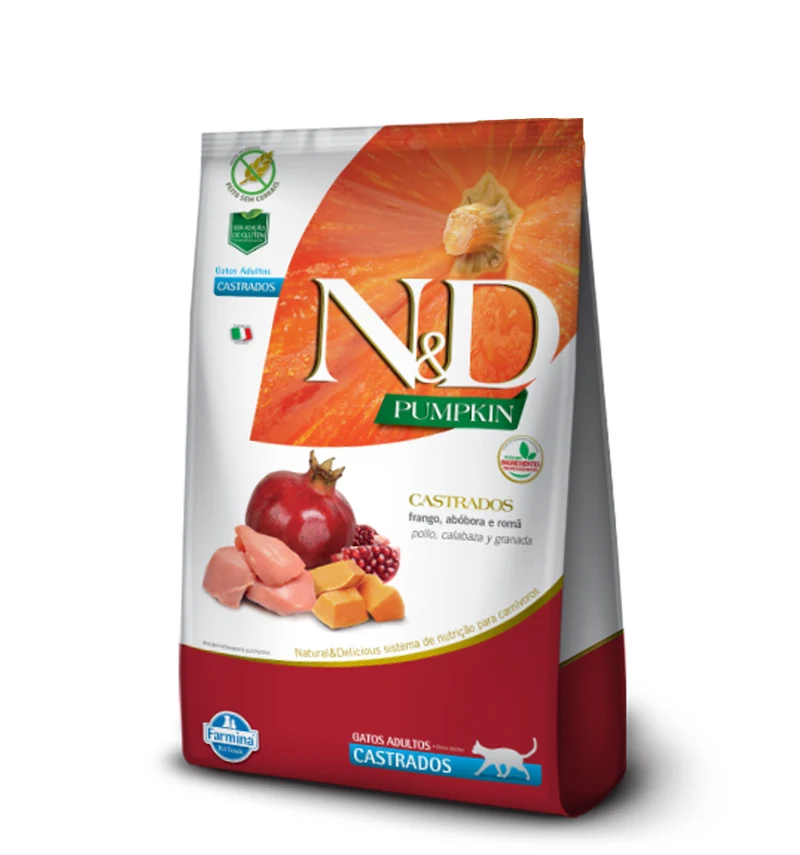 N&D Pumpkin Adulto Sterilizado Pollo y Granada