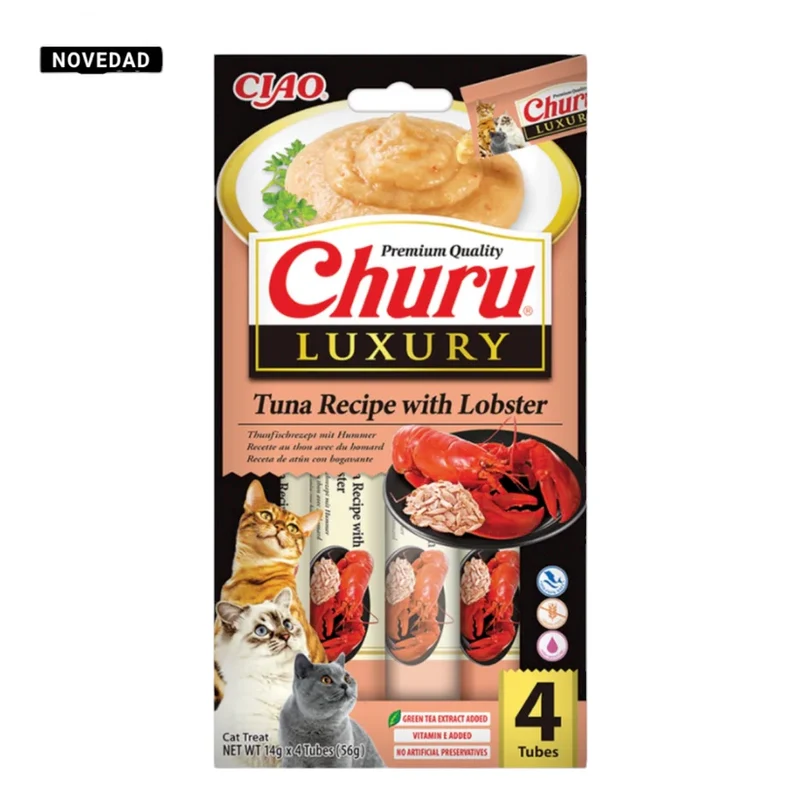 Inaba | Churu Luxury - Atún con Bogavante (4x14g)