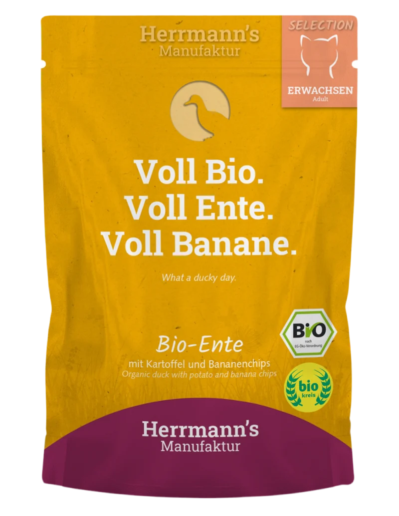 Herrmann's | Pato y Patata (100g) - Comida Húmeda BIO para Gatos