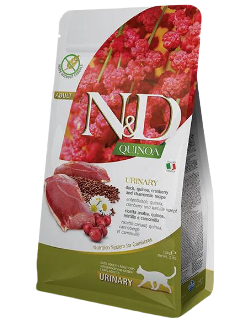 Farmina | N&D Quinoa Urinary - Pato y Arándanos