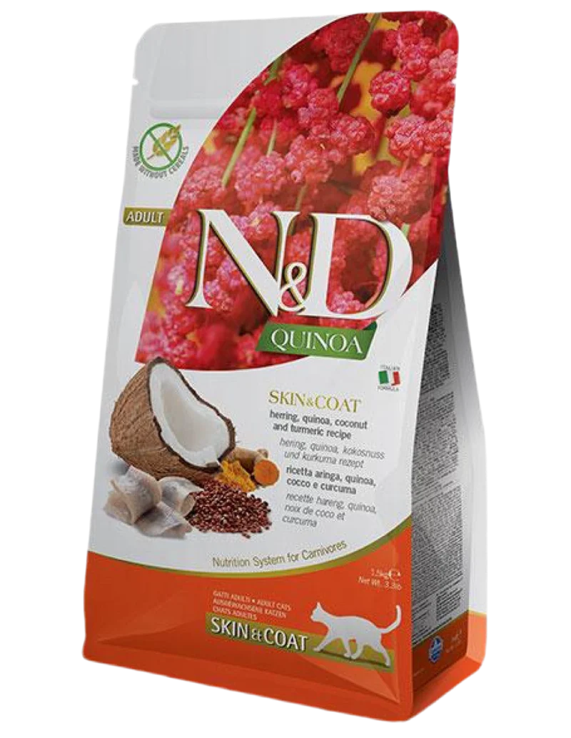 Farmina | N&D Quinoa Skin & Coat - Arenque y Coco (2x5kg)