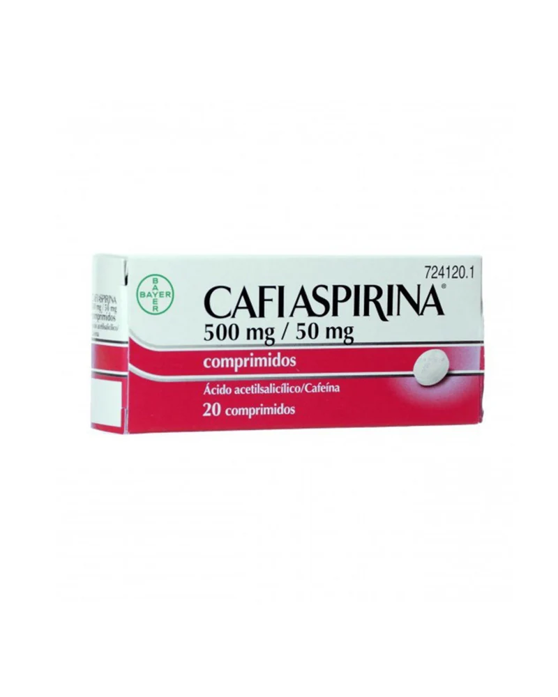 BAYER Cafiaspirina 500mg/50mg 20 Comprimidos