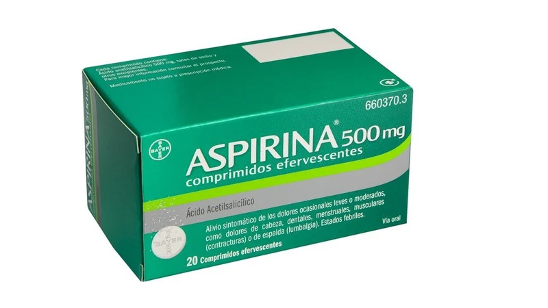 BAYER Aspirina 500mg 20 Comprimidos Efervescentes