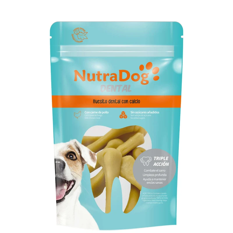 Snack Dental NutraDog com cálcio 100g
