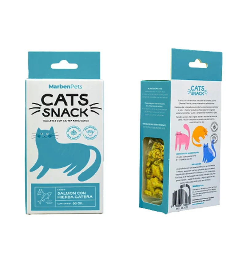 Cat Snack Salmón Con Hierba Gatera