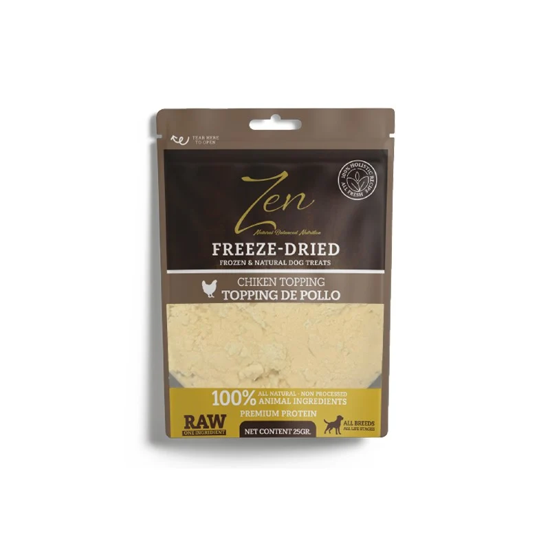 Zen | Snack liofilizado - Topping de pollo (25g)