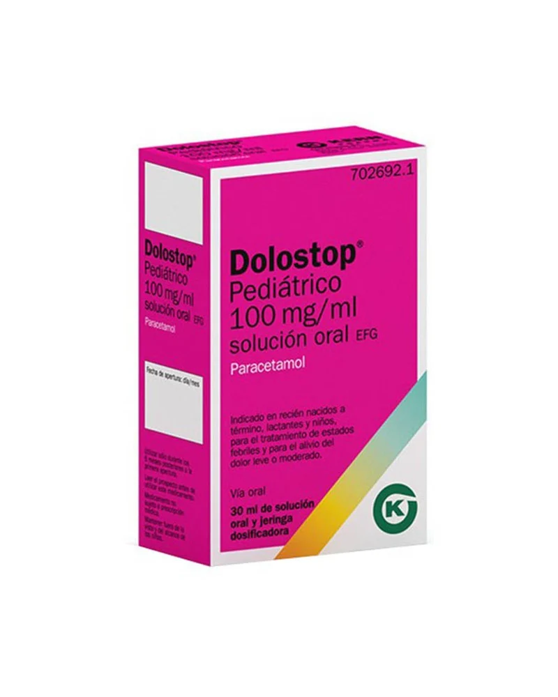 DOLOSTOP Solución Oral Pediátrica 100mg/ml 30ML