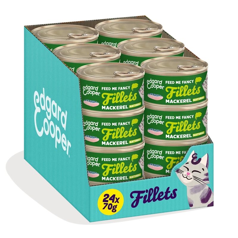 Edgard & Cooper | Filetes - Caballa para gatos (24x70g)