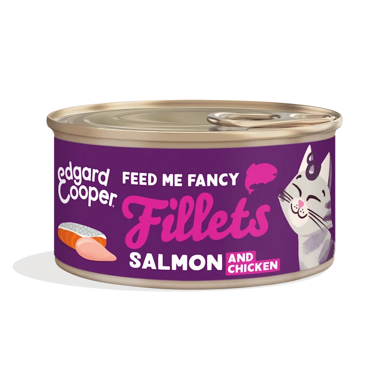 Edgard & Cooper | Filetes - Salmón y Pollo para gatos (70g)