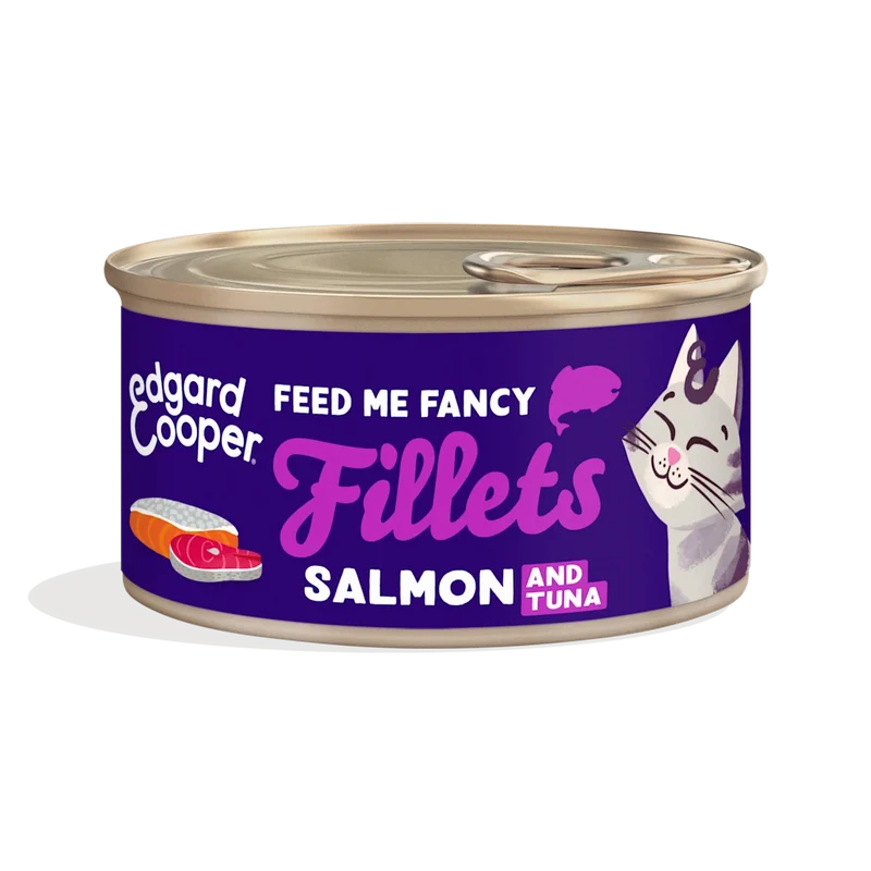 Edgard & Cooper | Filetes - Salmón y Atún para gatos (70g)