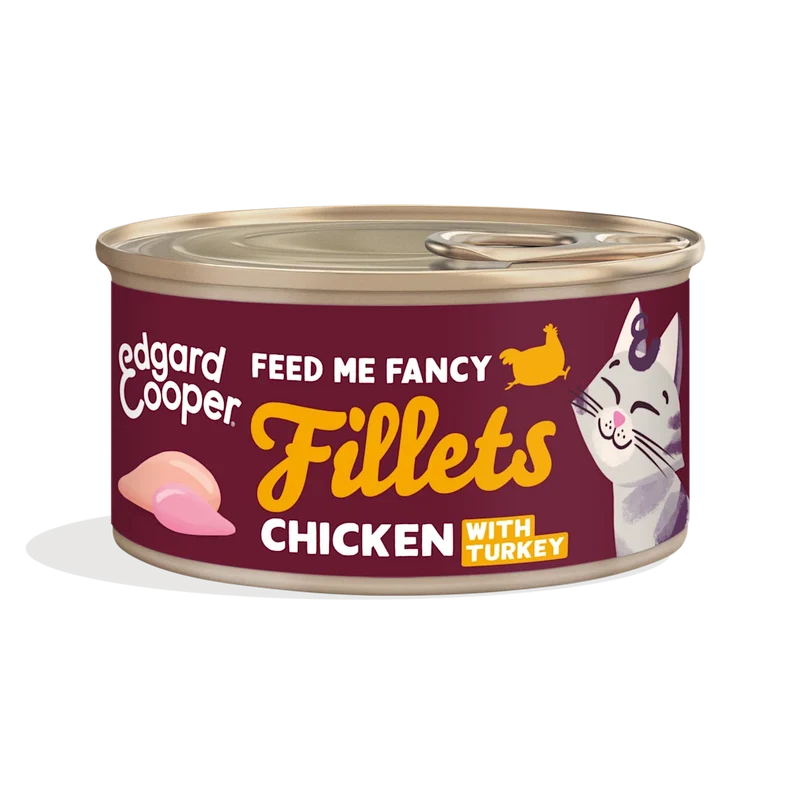Edgard & Cooper | Filetes - Pollo con Pavo para gatos (70g)