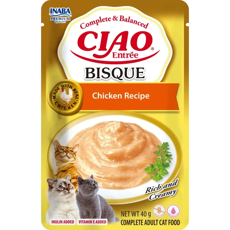 Inaba | Cat Entrée Bisque - Pollo (12x40g)