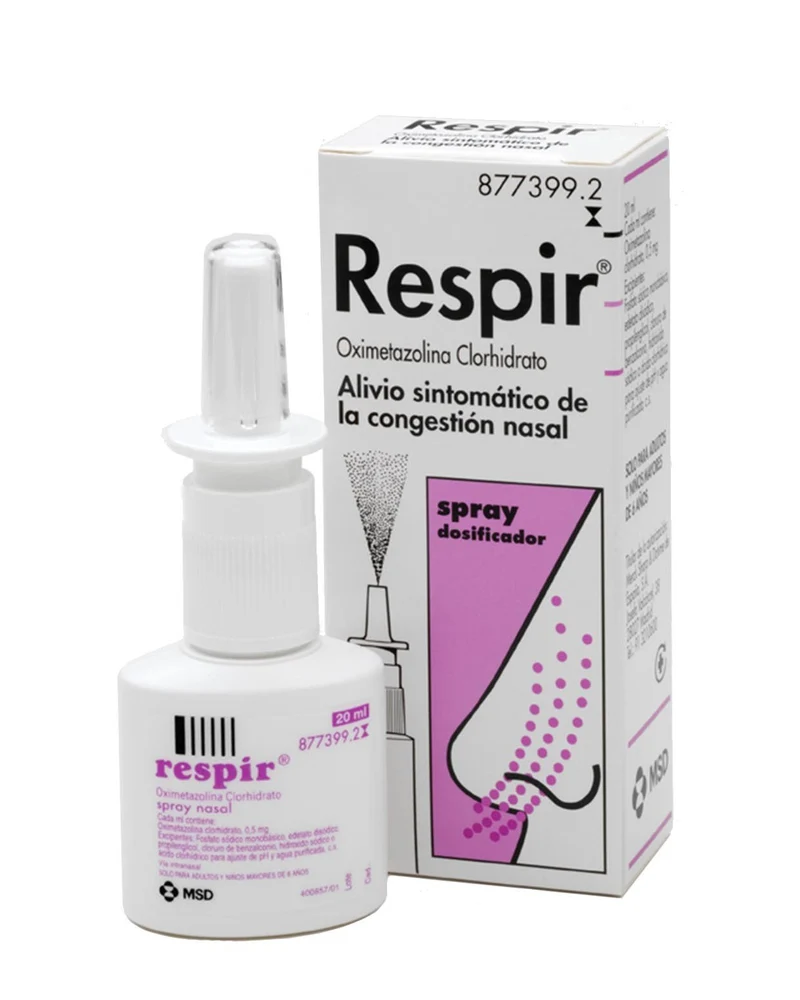 RESPIR 0.5 MG/ML Nebulizador Nasal 20 ML