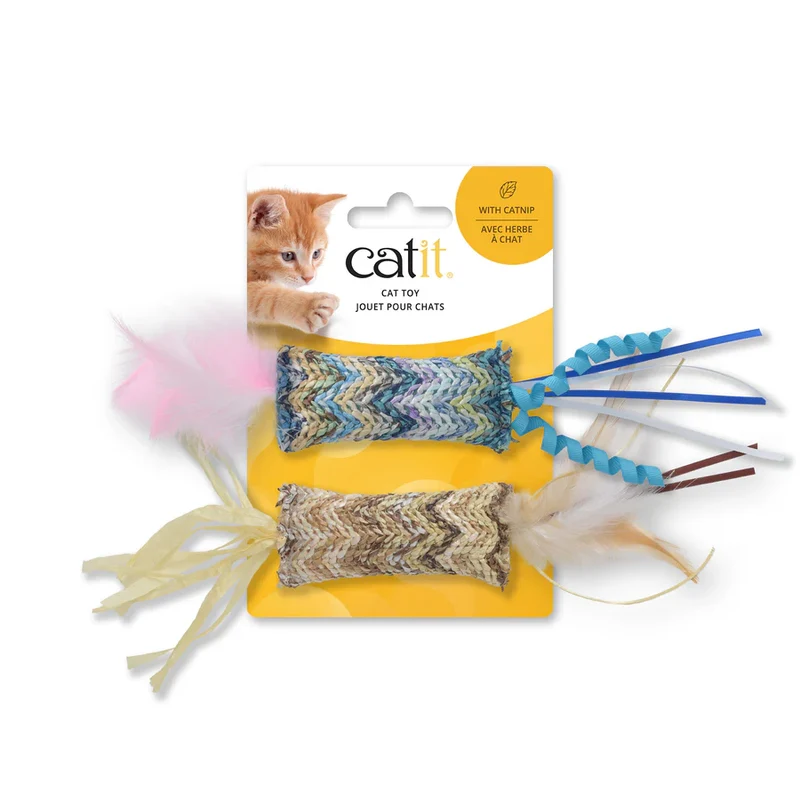 Catit | Susurros de caza - Plumas naturales con catnip