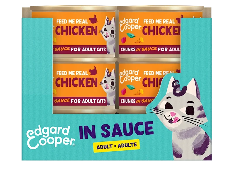 Edgard & Cooper | Trocitos de Pollo en salsa (18x85g)