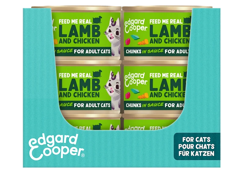 Edgard & Cooper | Trocitos de Cordero y Pollo con Arándanos (18x85g)