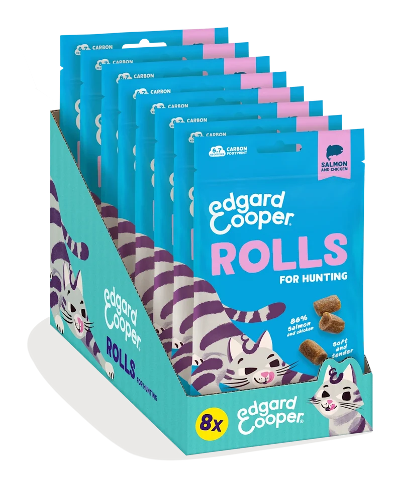 Edgard & Cooper | Rolls de salmón (8x45g)