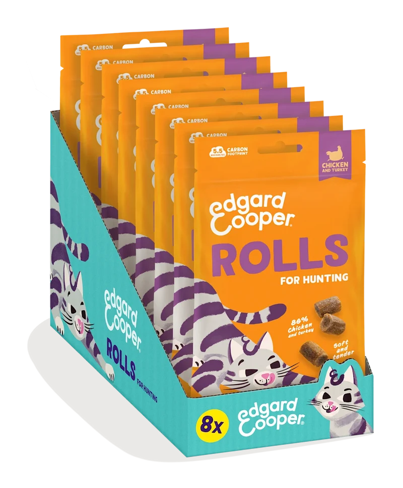 Edgard & Cooper | Rolls de pollo (8x45g)