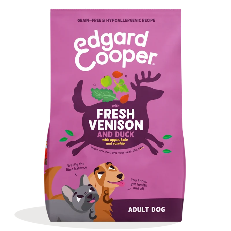 Edgard & Cooper | Grain Free - Venado y pato (2x12kg)