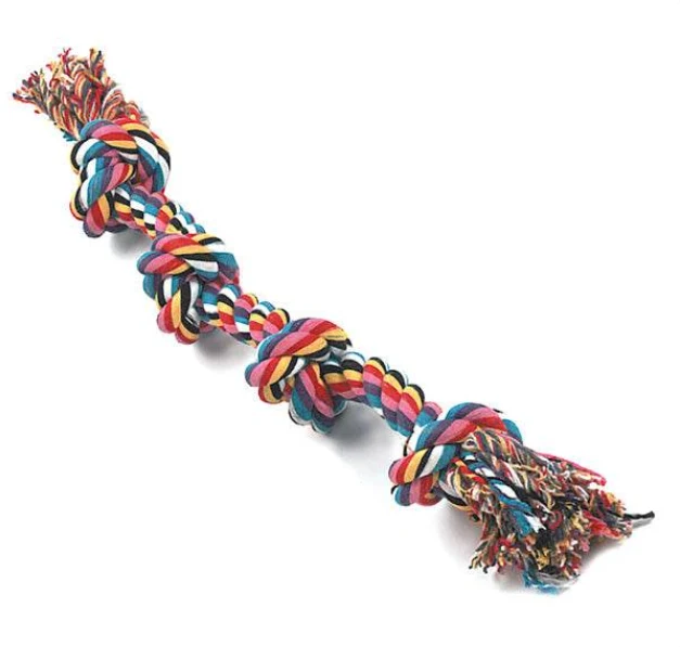 Brinquedo Nó Algodão 4 Nós 60cm