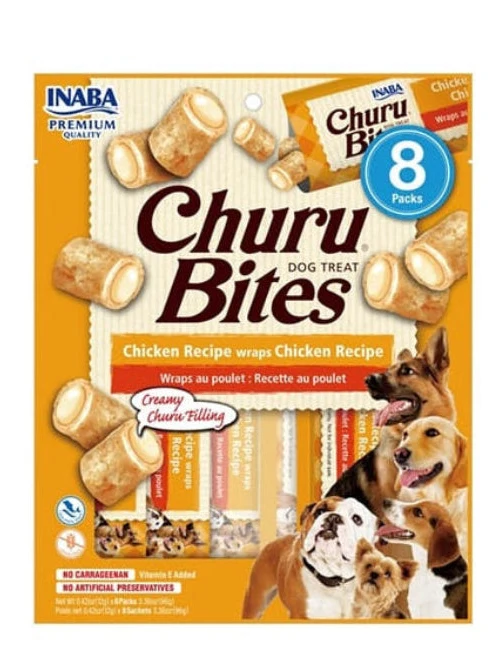 Churu Dog Bites Receita Frango 8x 12 g