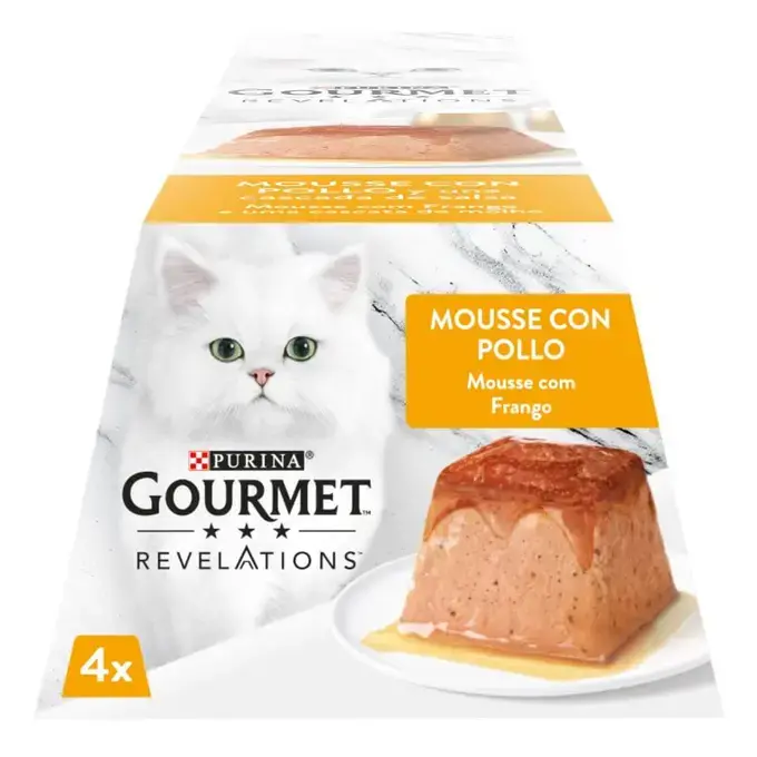 Gourmet Revelations Mousse Frango 4x57gr
