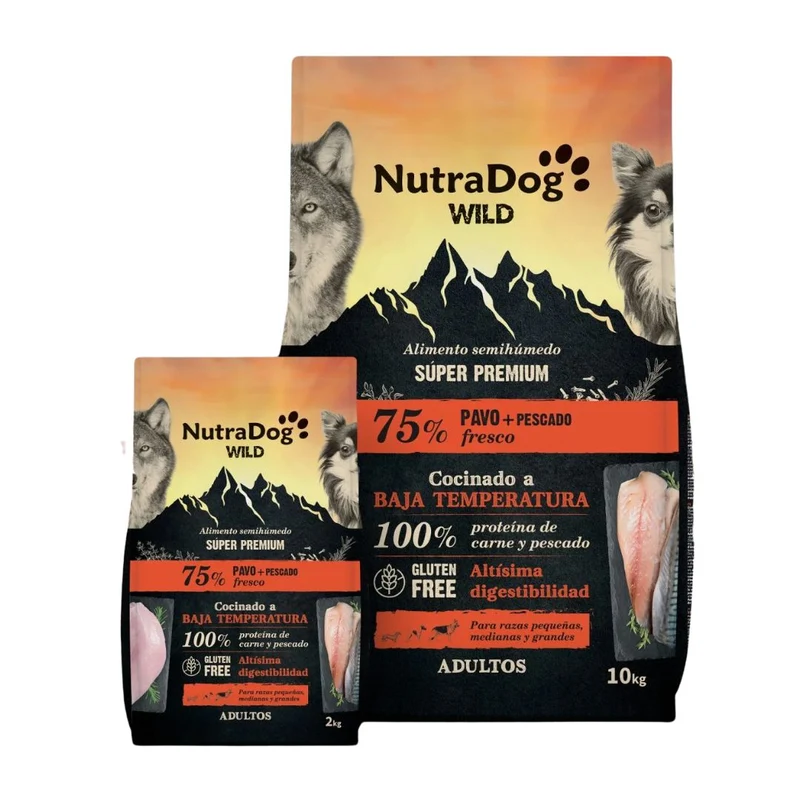 NutraDog WILD 75% Peru + Peixe
