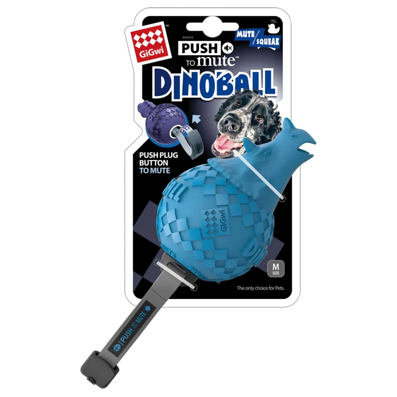 Brinquedo Triceratop Push to Mute GIGWI (25 cm)