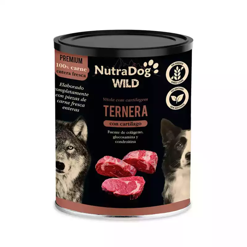 Alimento Húmido Nutradog Wild Vaca 400g