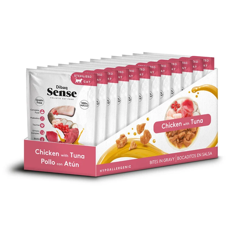 Dibaq | Sense Bites - Pollo con atún (12x100g)