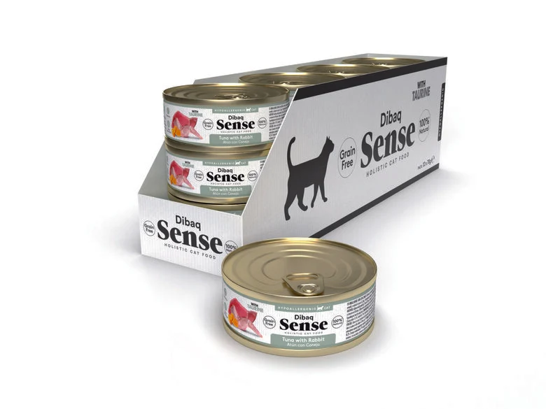 Dibaq Sense | Atún, Conejo y Calabaza (12x70g)