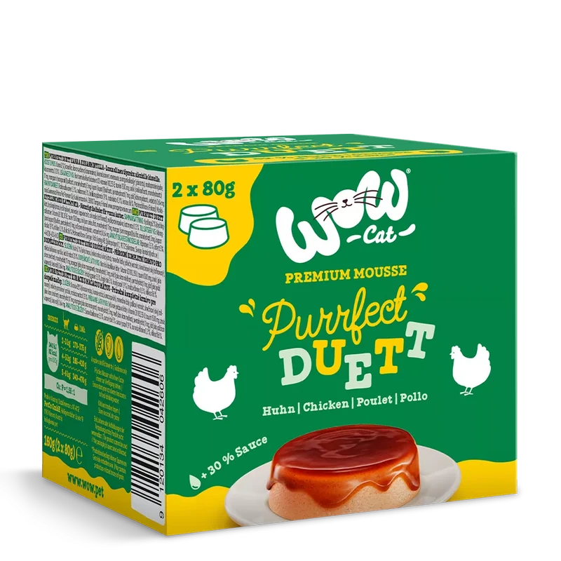WOW | Cat Purrfect Duett Pollo (2x80g)