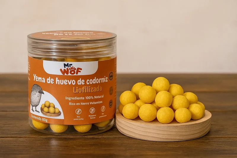 Mr. Wof | Yema de huevo liofilizada (100g)