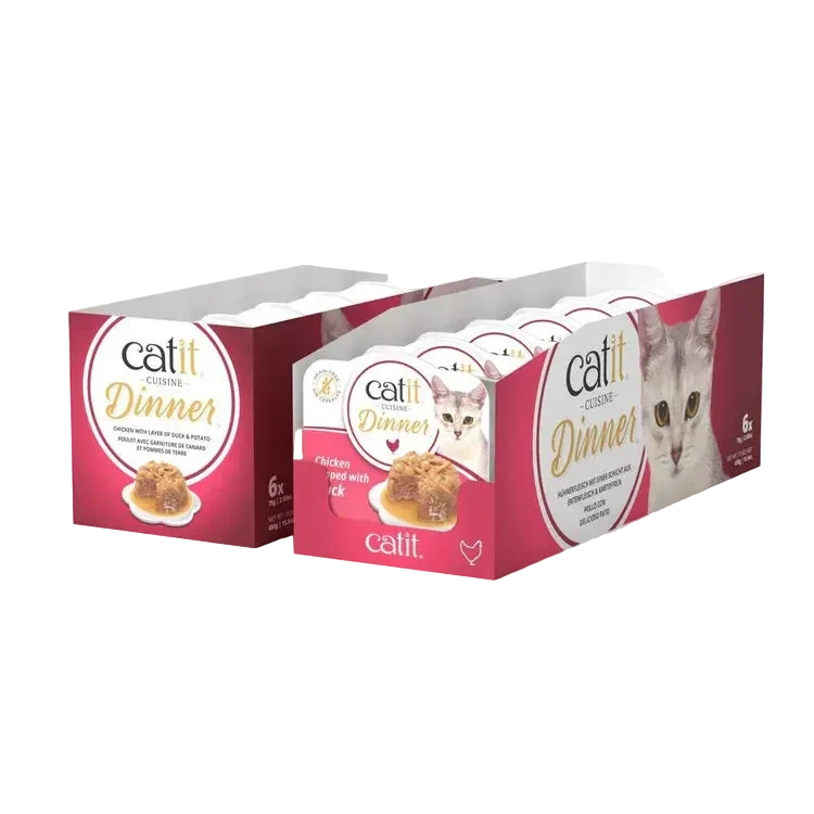 Catit | Cuisine Dinner – Pescado con capa de salmón (6x75g)