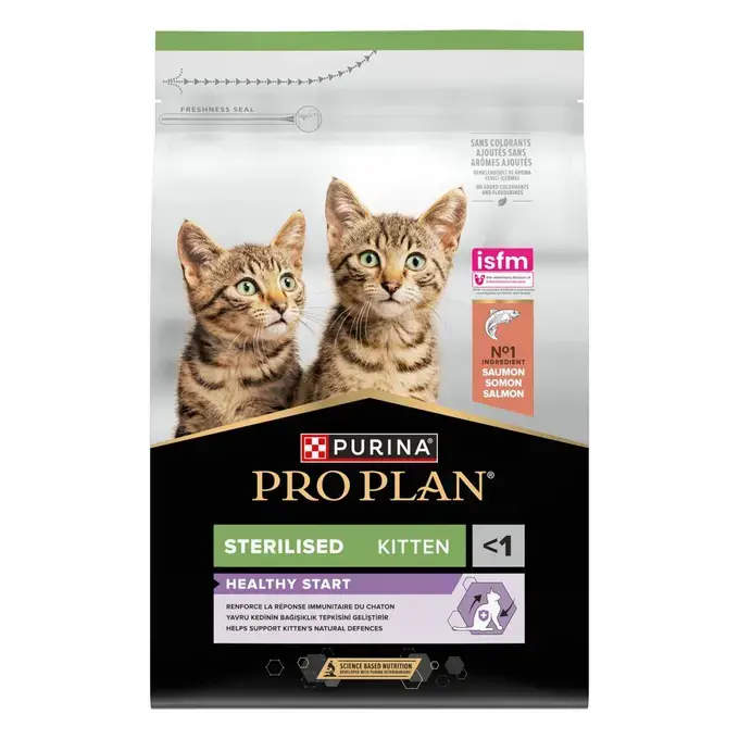 Pro Plan Kitten Sterilized Salmon & Rice 3 Kg