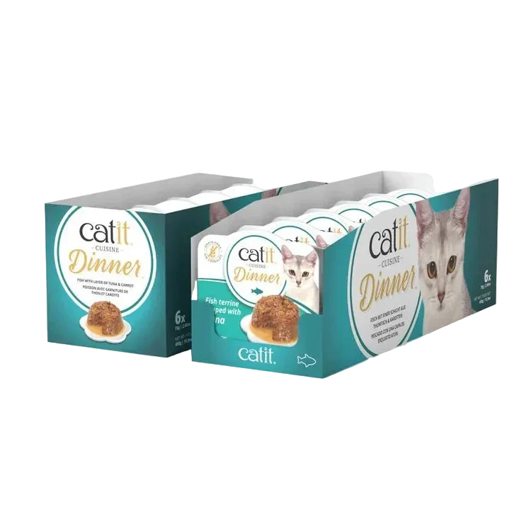 Catit | Cuisine Dinner – Pescado con capa de Atún (6x75g)