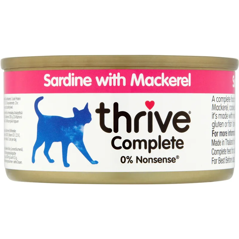 Thrive | Sardinas con caballa (75g)