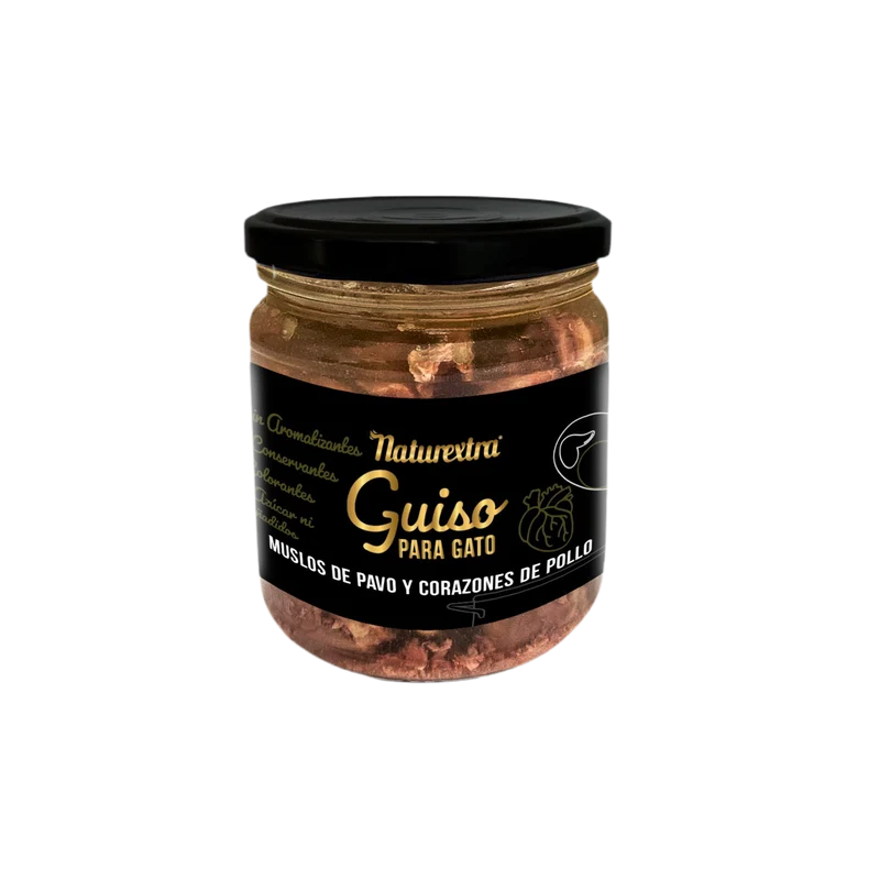 Naturextra | Guiso de pavo para gatos con taurina (170g)