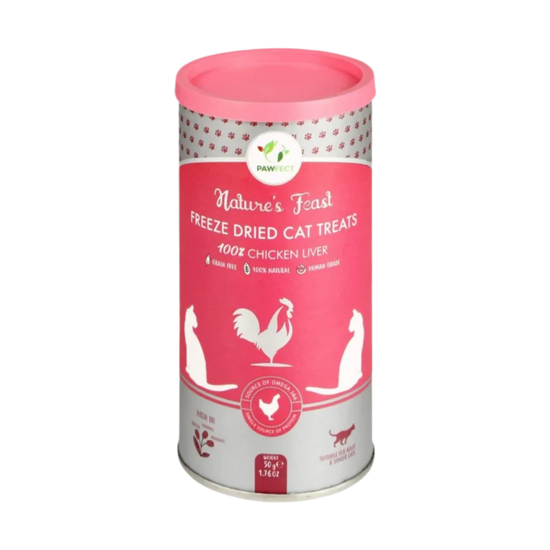 Pawfect | Freeze Bites Hígado de Pollo para gatos (50g)