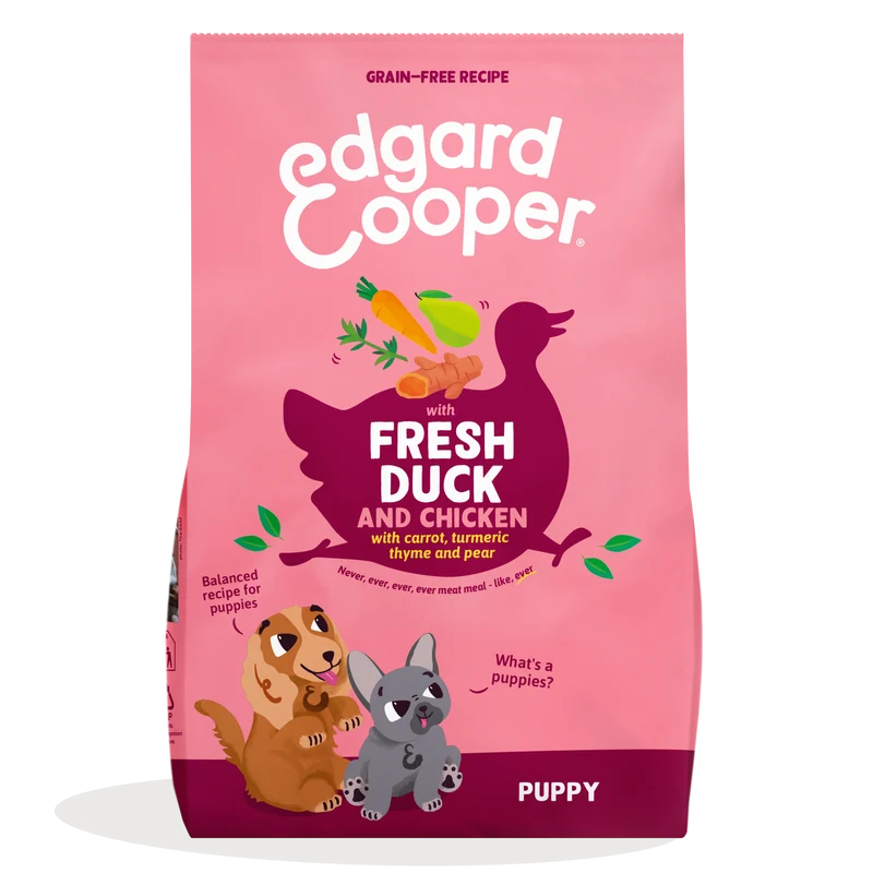 Edgard & Cooper | Cachorros - Pollo y Pato (2x12kg)