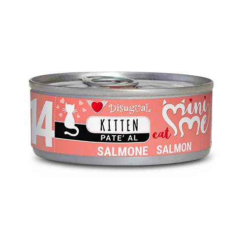Disugual | Mini me 14 Kitten - Salmón (12x85g)