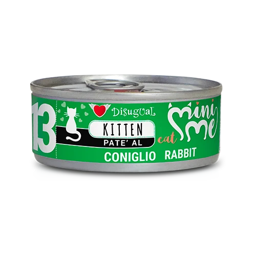 Disugual | Mini me 13 Kitten - Conejo (12x85g)