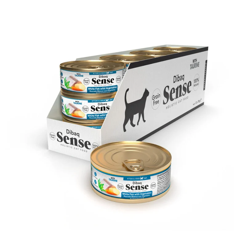 Dibaq Sense | Esterilizados - Pescado con vegetales (12x70g)