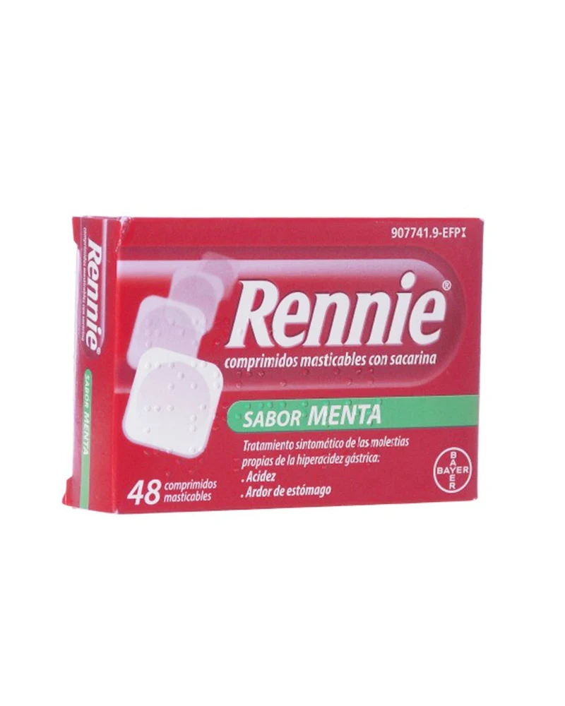 Rennie con Sacarina 48 Comprimidos Masticable