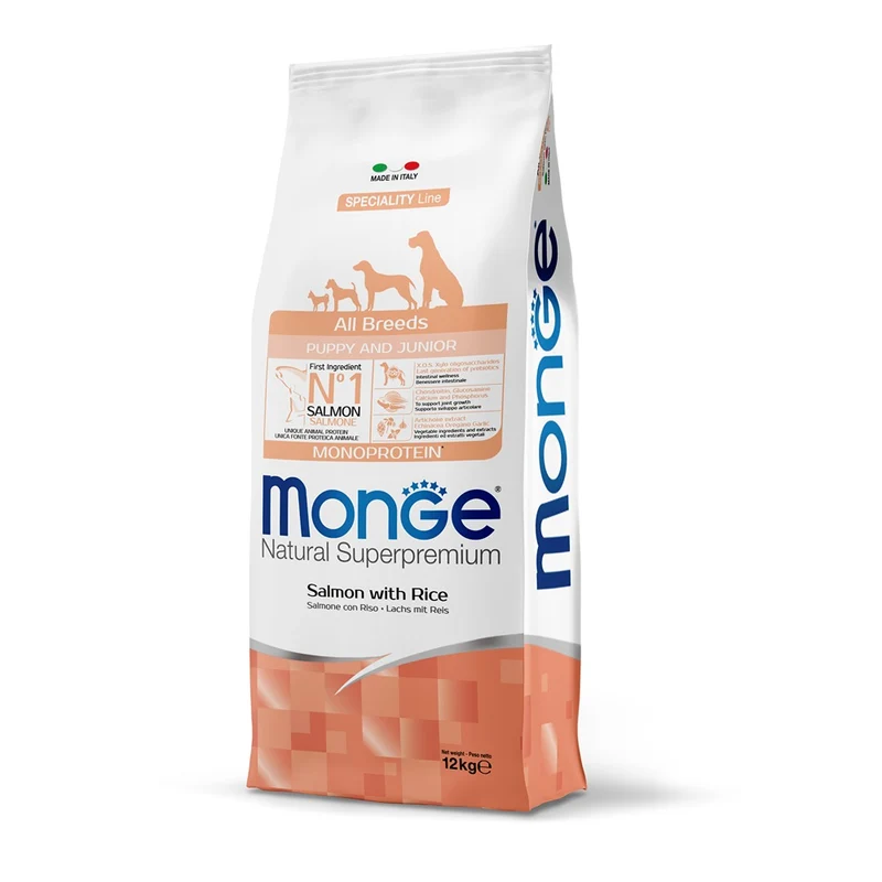 Monge All Breeds Puppy Salmão & Arroz