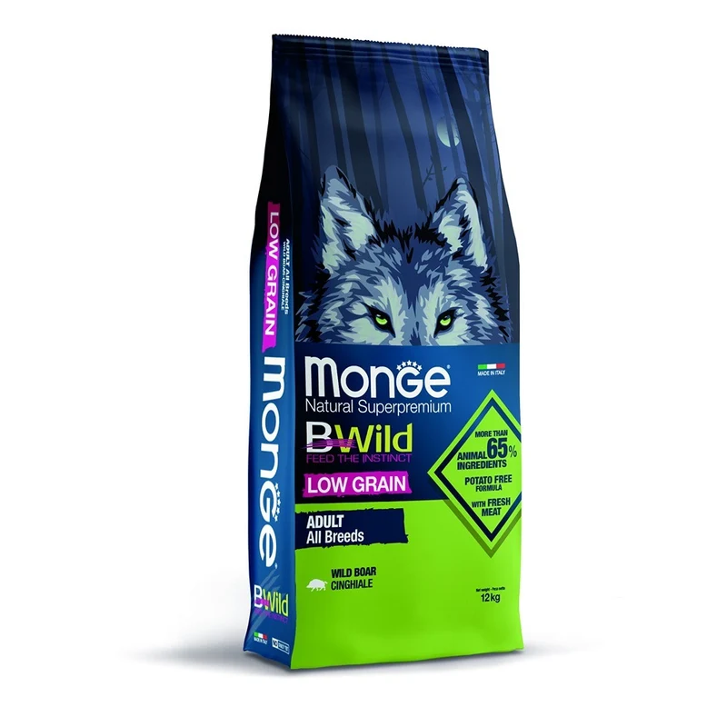 Monge BWild Low Grain - Adult Javali 12 Kg