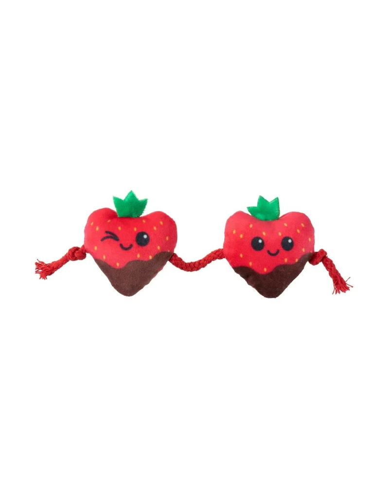 FuzzYard | Juguete para gatos – Fresas con cuerda y catnip