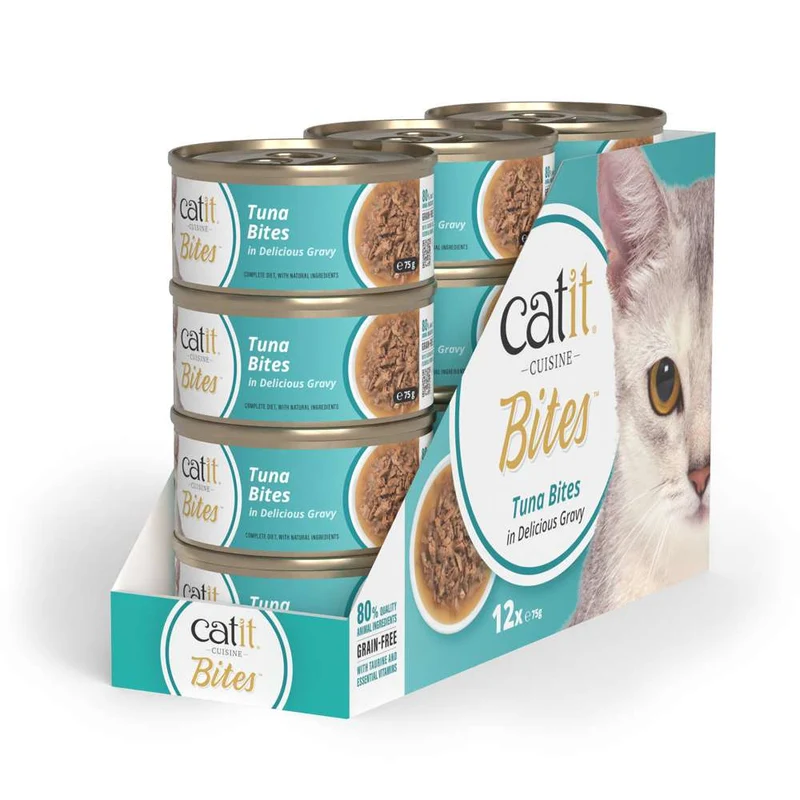 Catit | Cuisine Bites - Atún (12x75g)